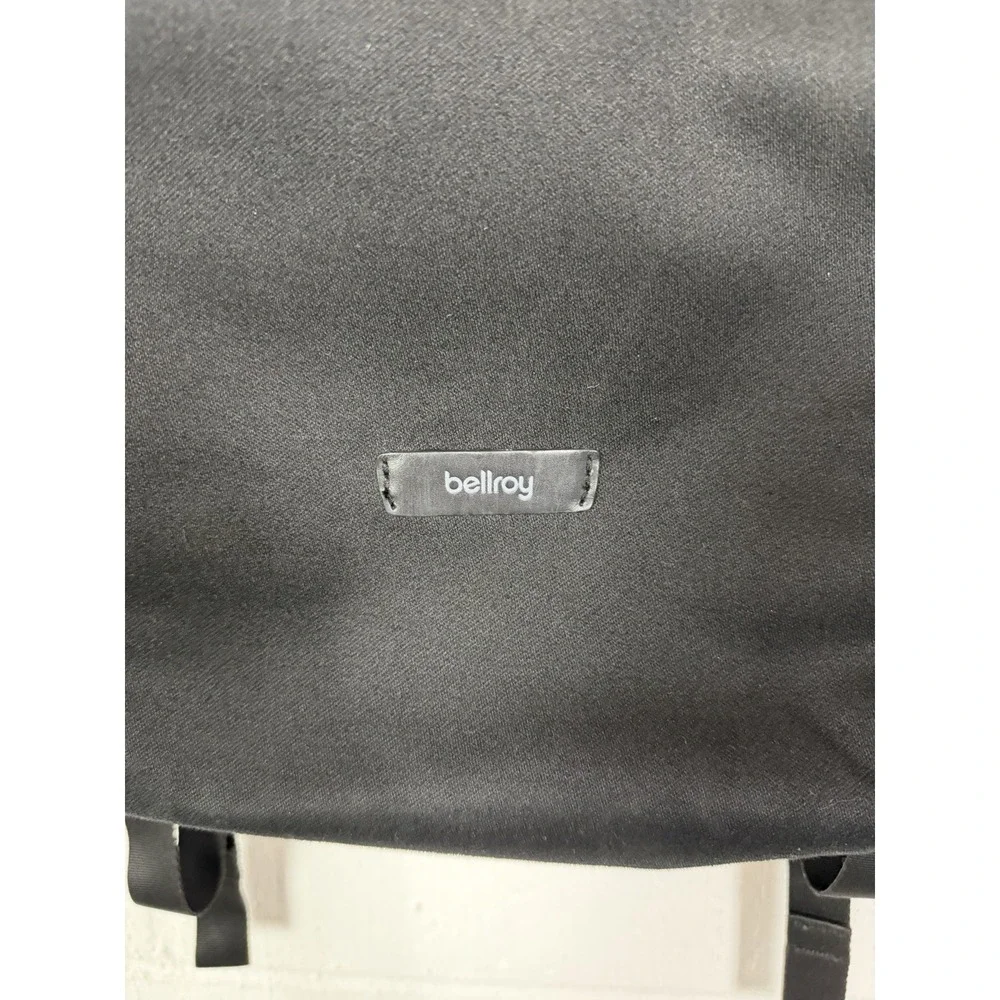 Bellroy Melbourne Backpack Black Laptop 18L Magsnap Closure Travel Work Pockets